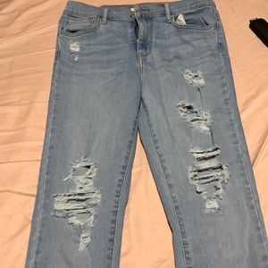 Levi’s distressed jeans